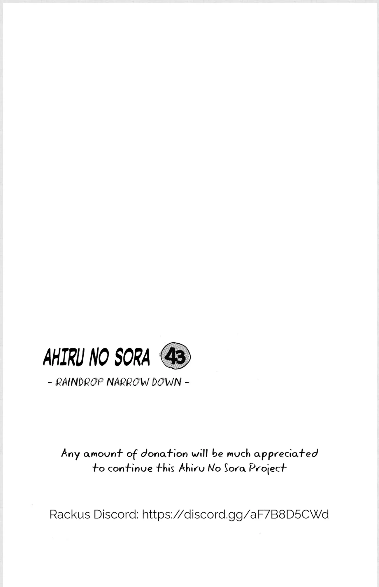 Read Ahiru No Sora en Manga Online