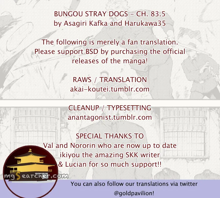 Read Bungou Stray Dogs en Manga Online