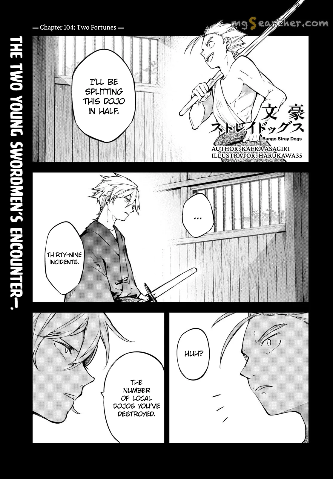 Read Bungou Stray Dogs en Manga Online