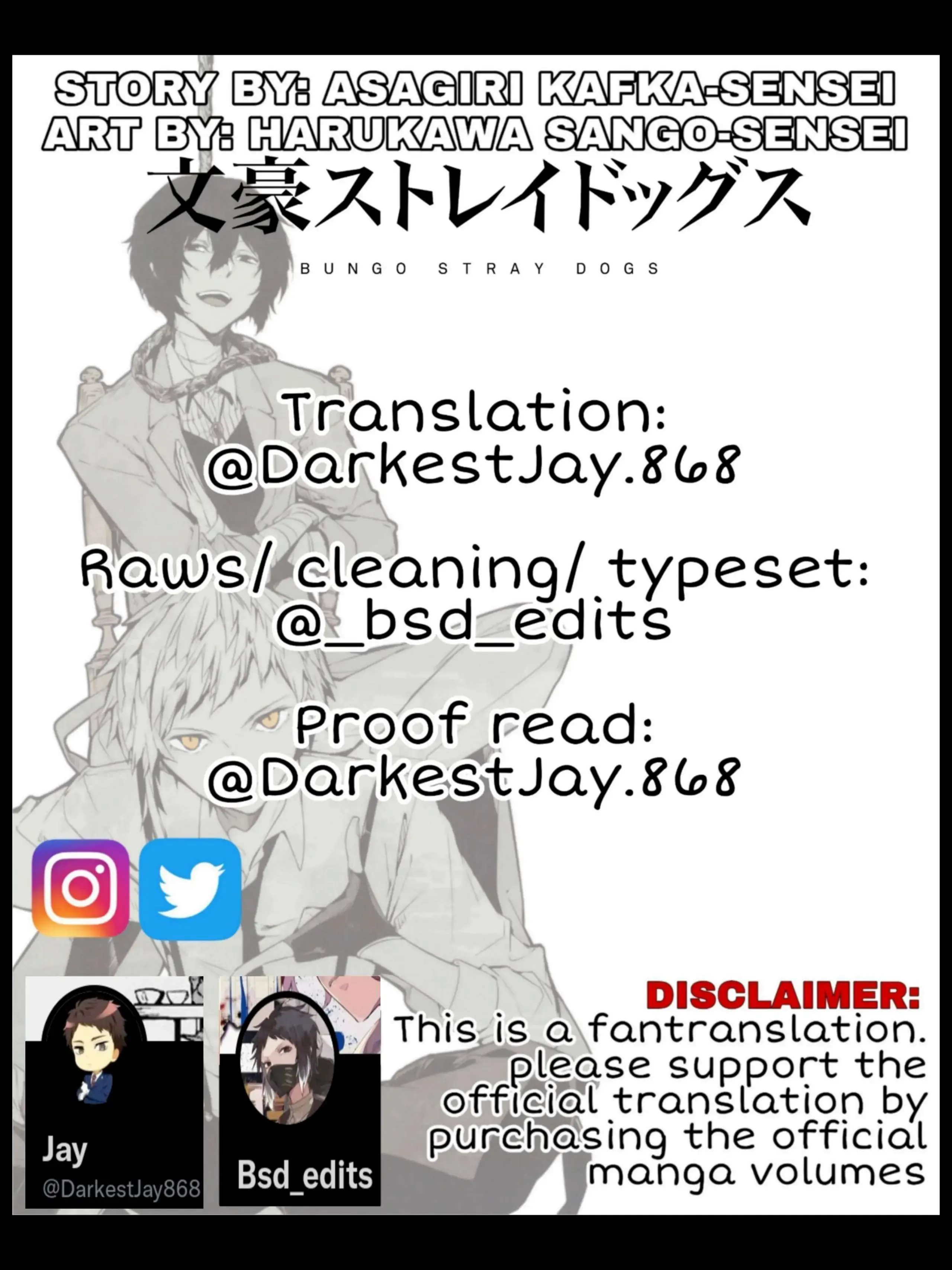 Read Bungou Stray Dogs en Manga Online