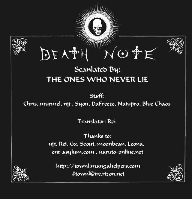 Read Death Note en Manga Online