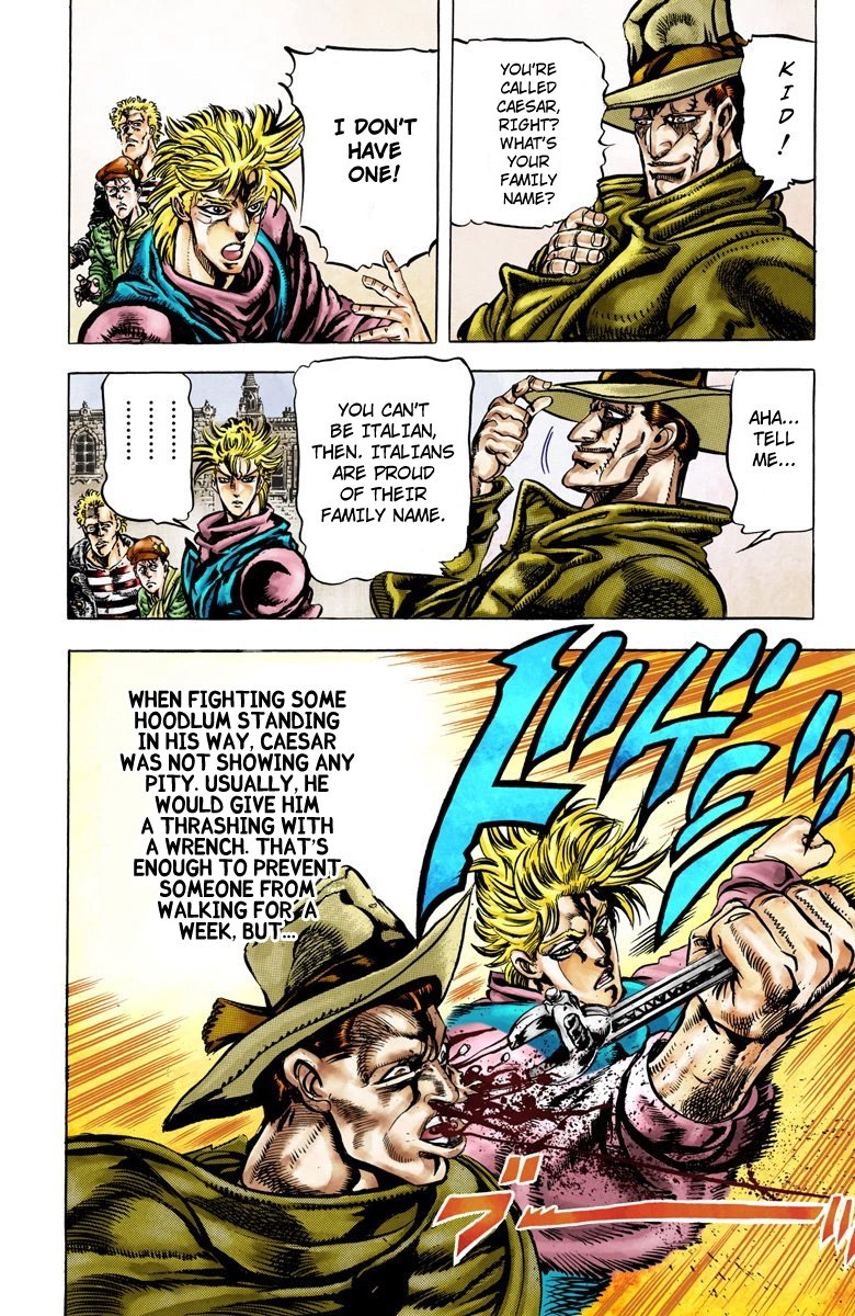 Read JoJo's Bizarre Adventure Part 2 Battle Tendency en Manga Online