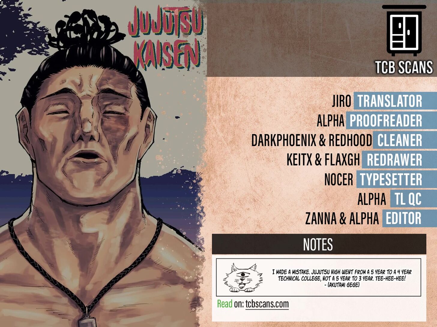 Read Jujutsu Kaisen en Manga Online