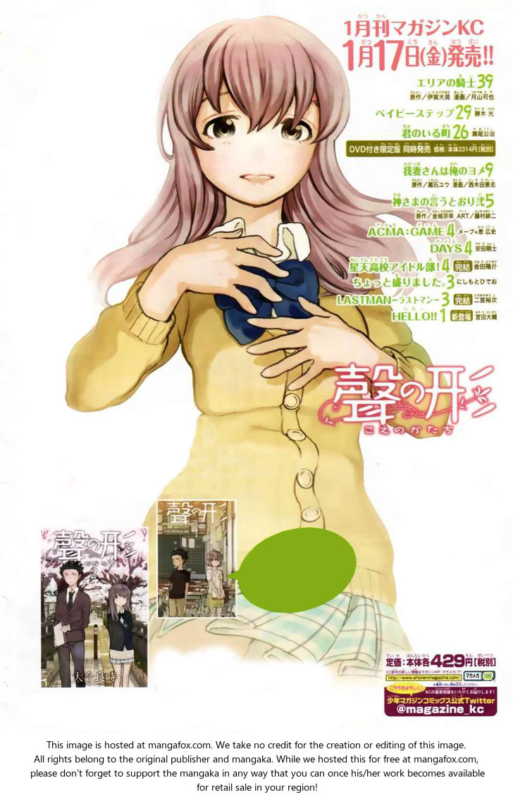 Read Koe no Katachi en Manga Online