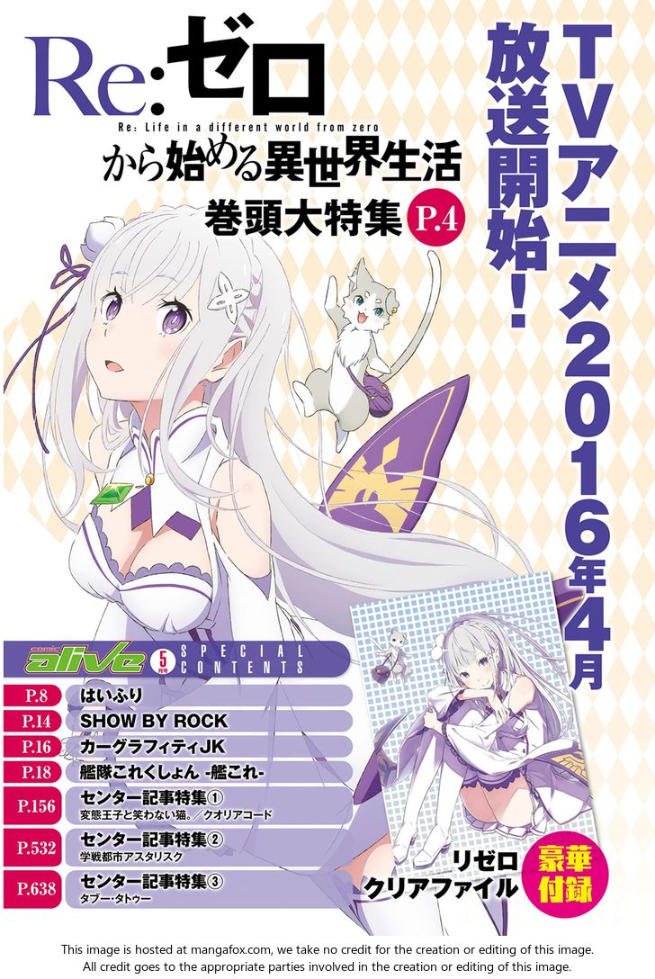 Read Re:Zero  Truth of Zero EN Manga Online