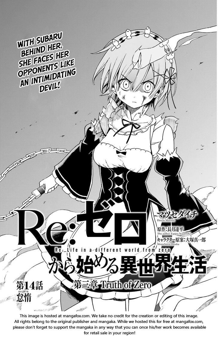 Read Re:Zero  Truth of Zero en Manga Online