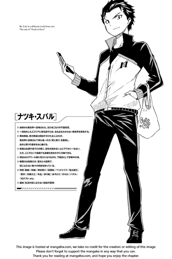 Read Re:Zero  Truth of Zero en Manga Online