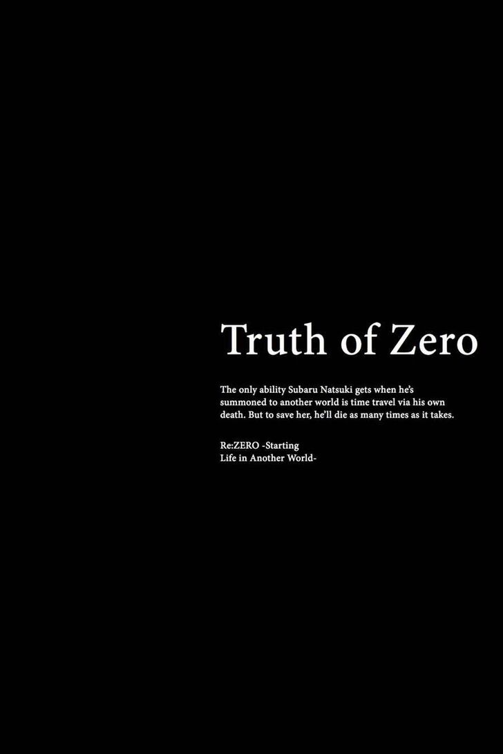 Read Re:Zero  Truth of Zero en Manga Online