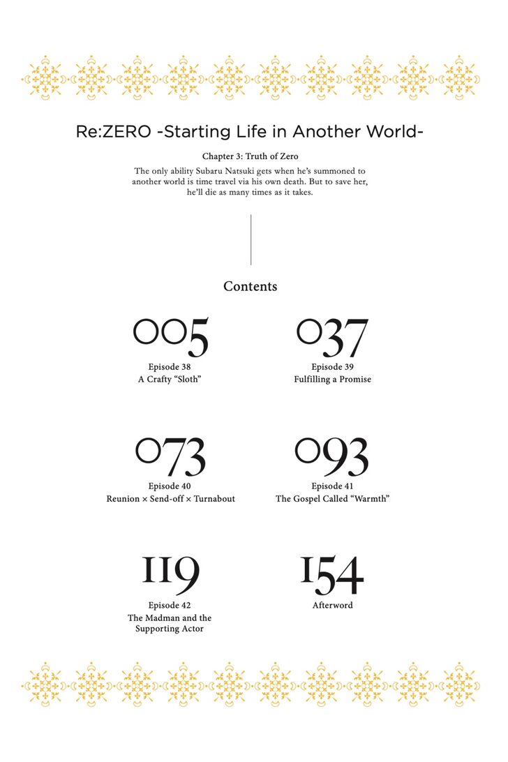 Read Re:Zero  Truth of Zero en Manga Online