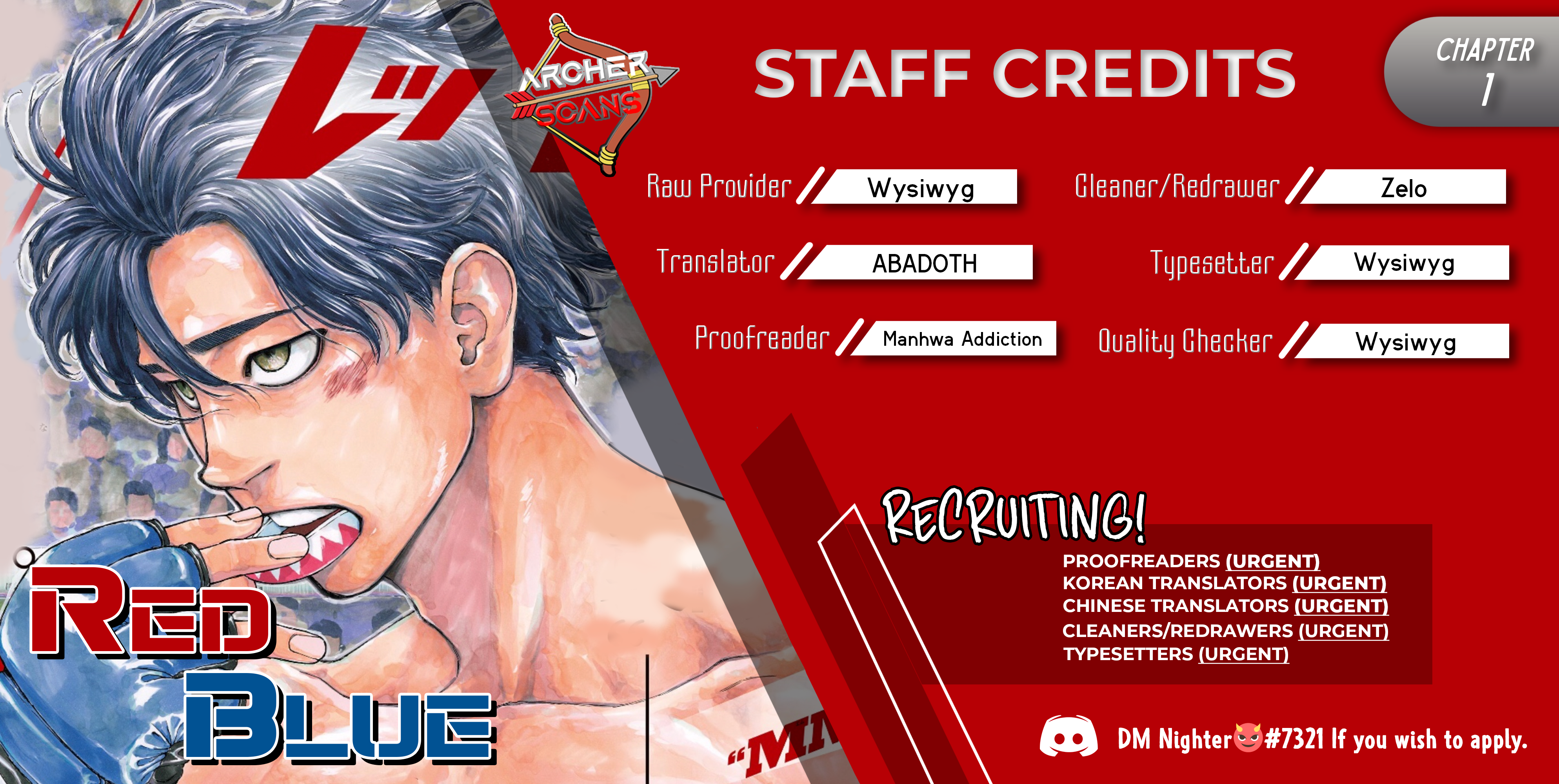 Read Red Blue en Manga Online
