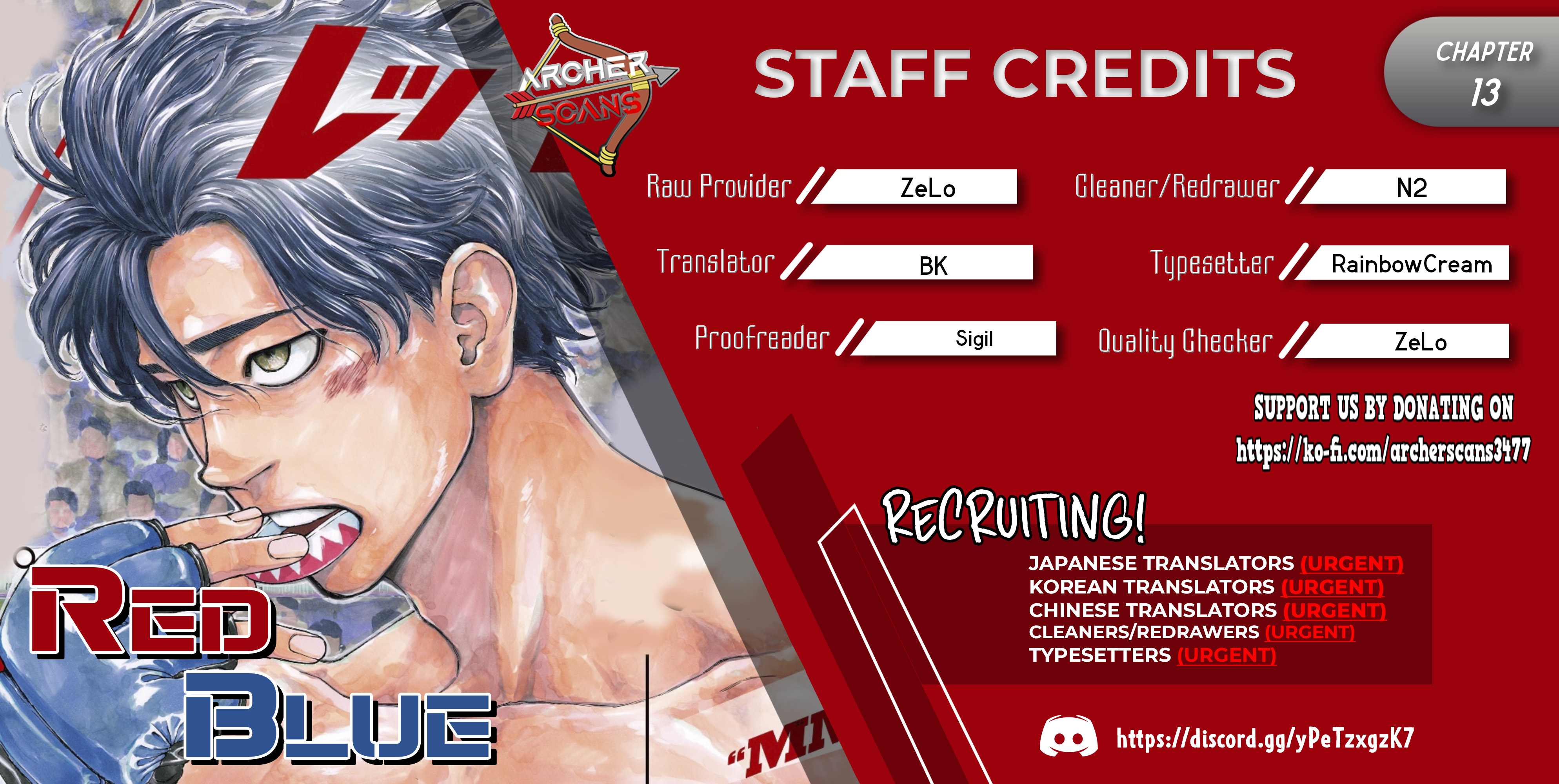 Read Red Blue en Manga Online