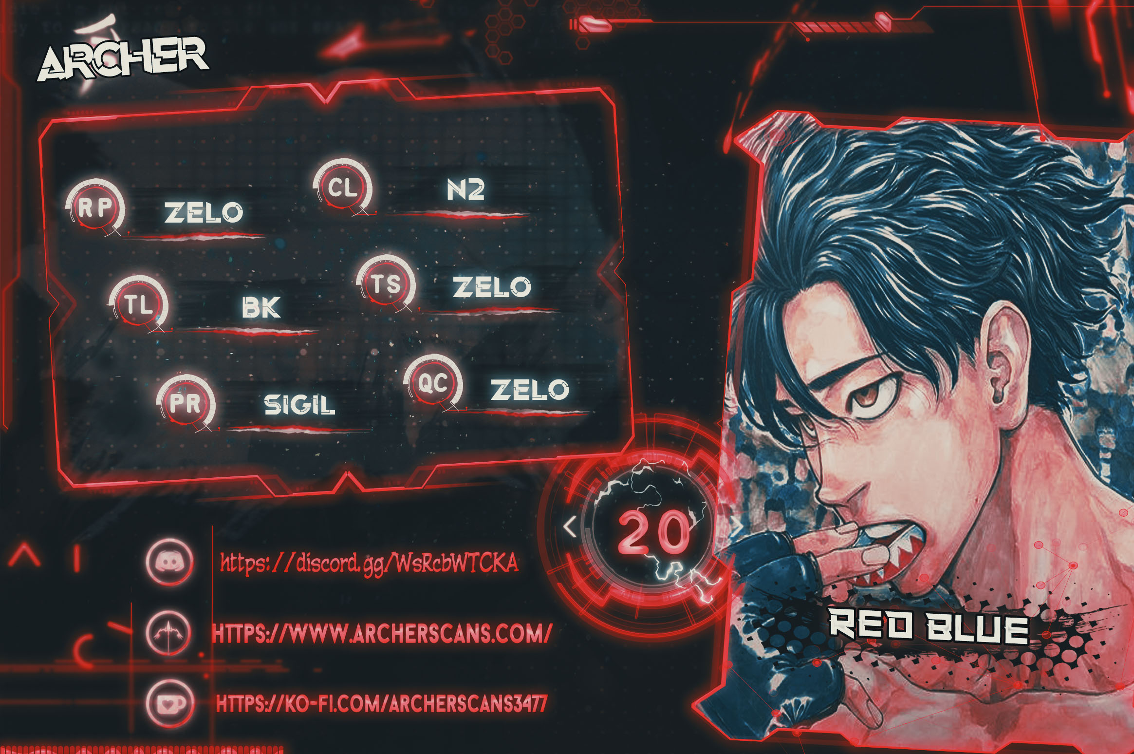 Read Red Blue en Manga Online