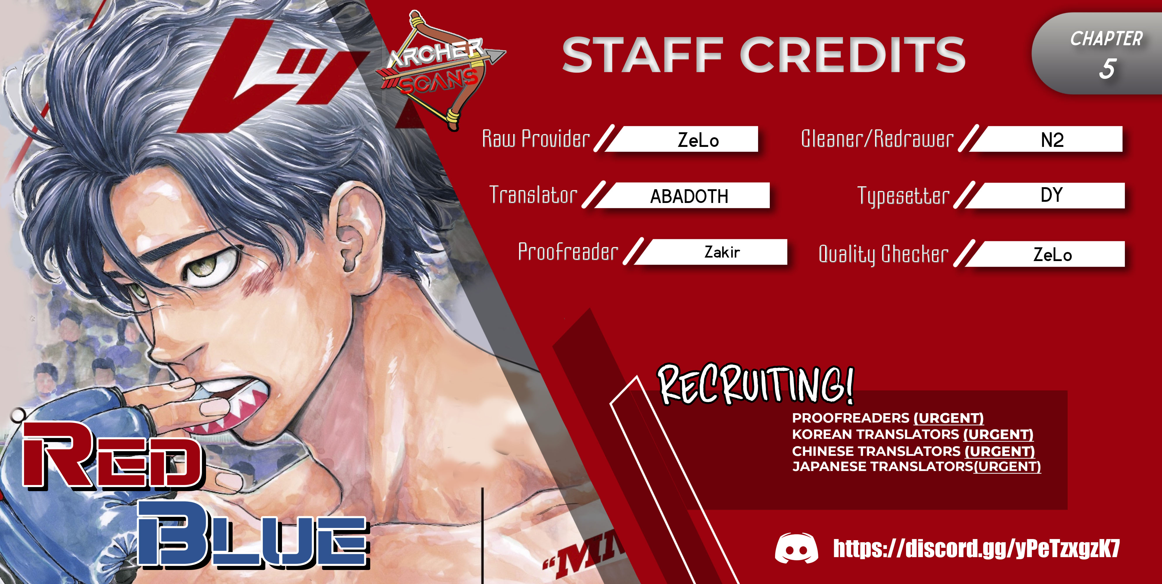 Read Red Blue en Manga Online