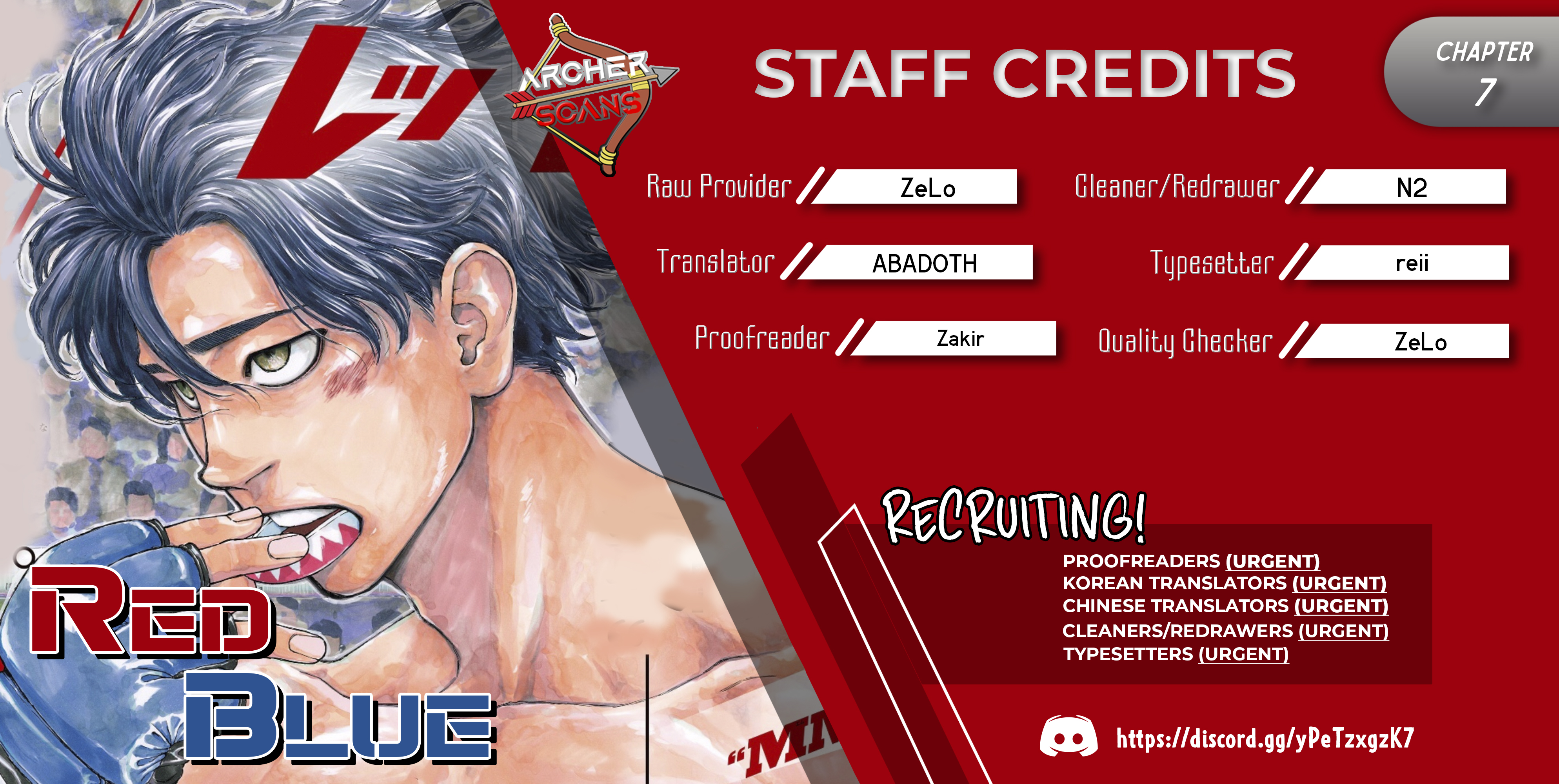 Read Red Blue en Manga Online