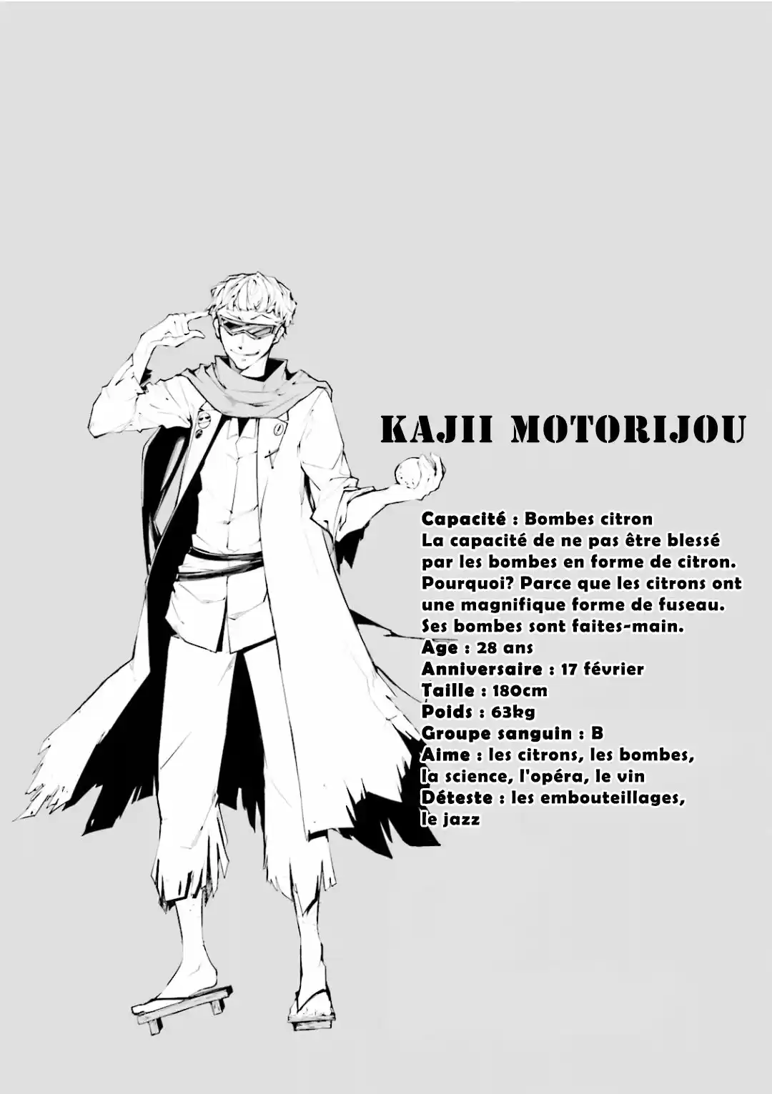 Read Bungou Stray Dogs fr Manga Online