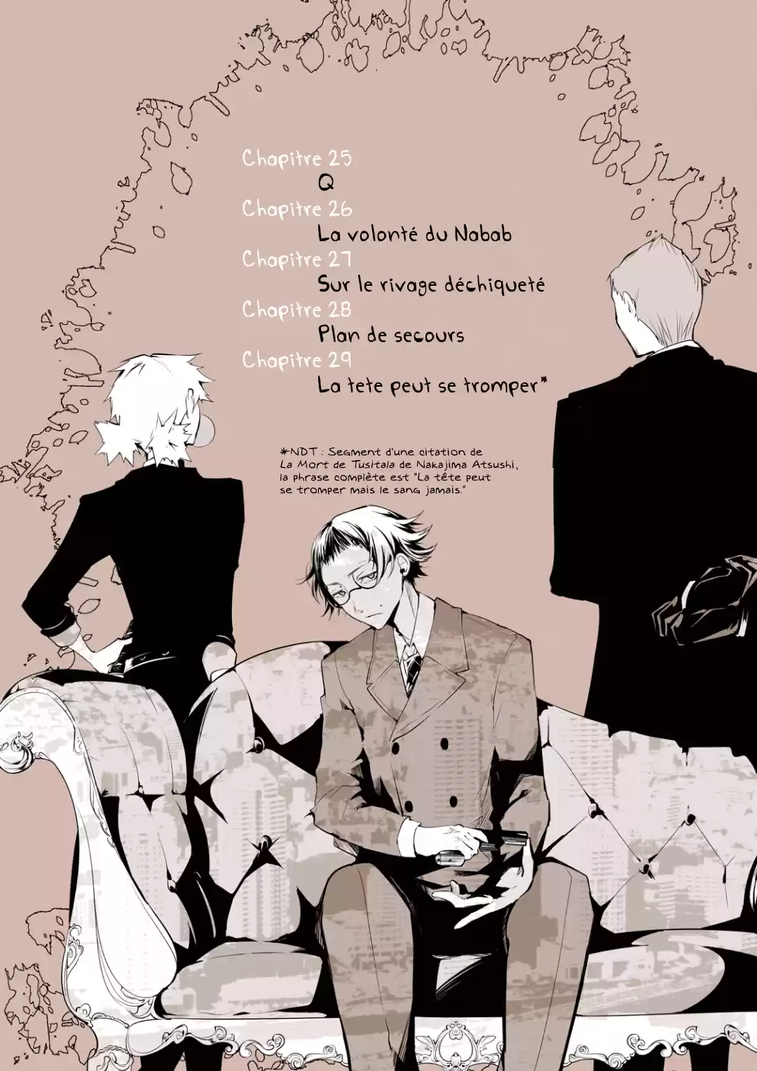 Read Bungou Stray Dogs fr Manga Online