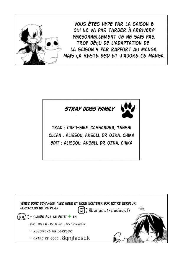 Read Bungou Stray Dogs fr Manga Online