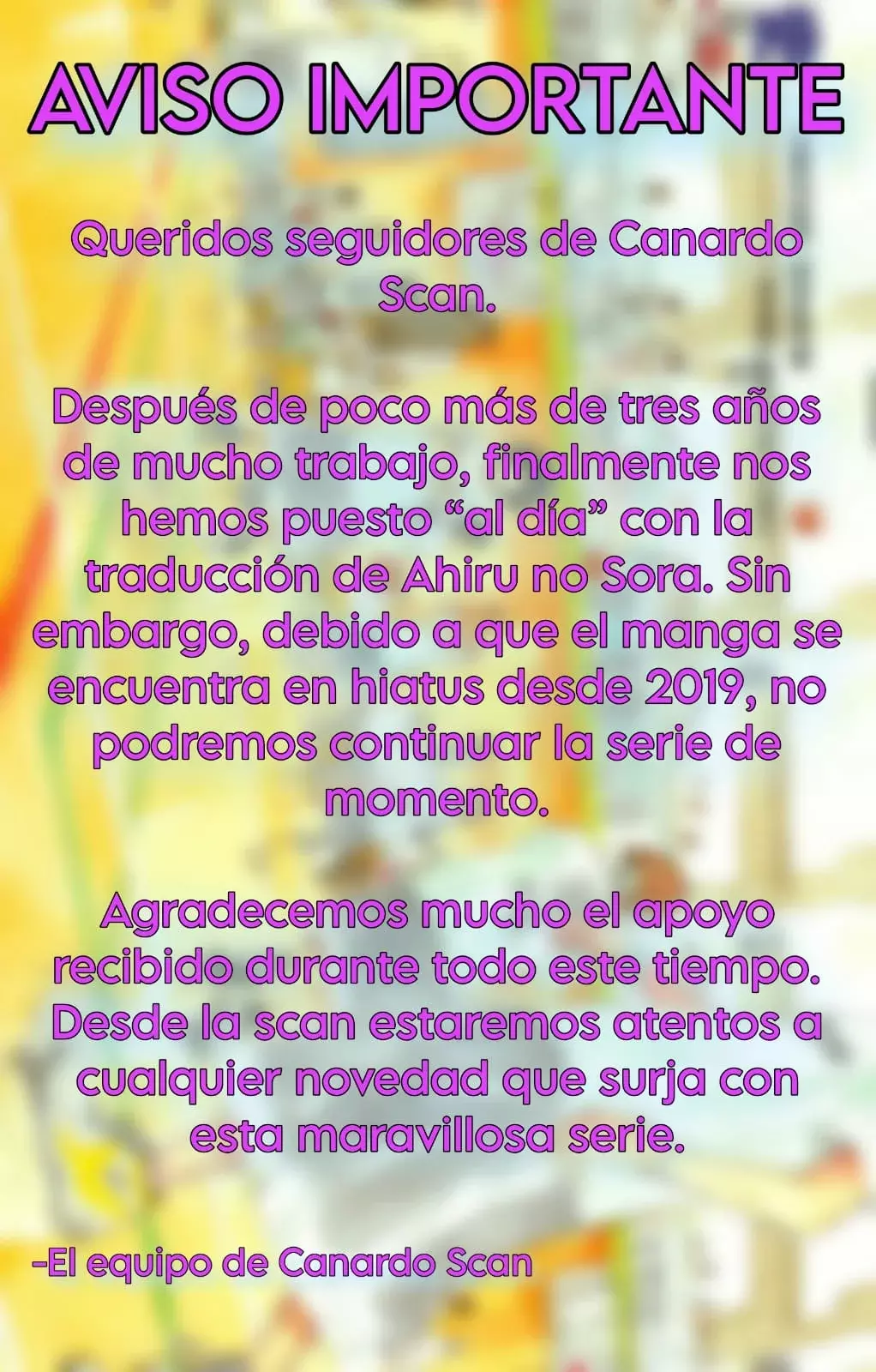 Read Ahiru no Sora es Manga Online
