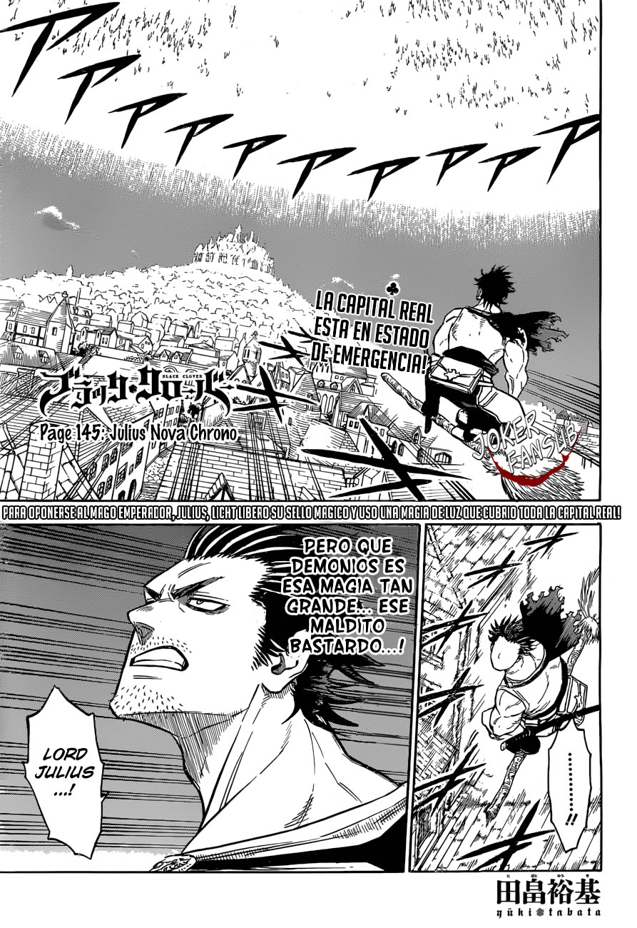 Read Black Clover es Manga Online