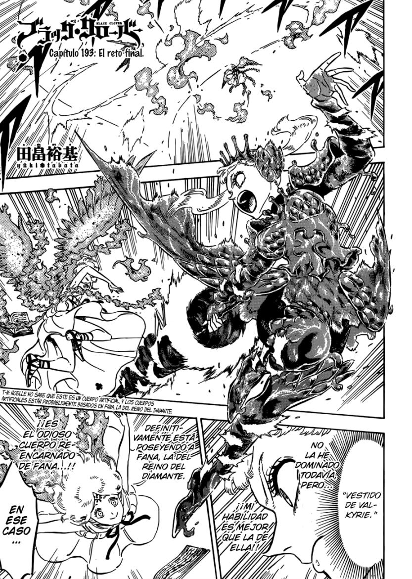 Read Black Clover es Manga Online