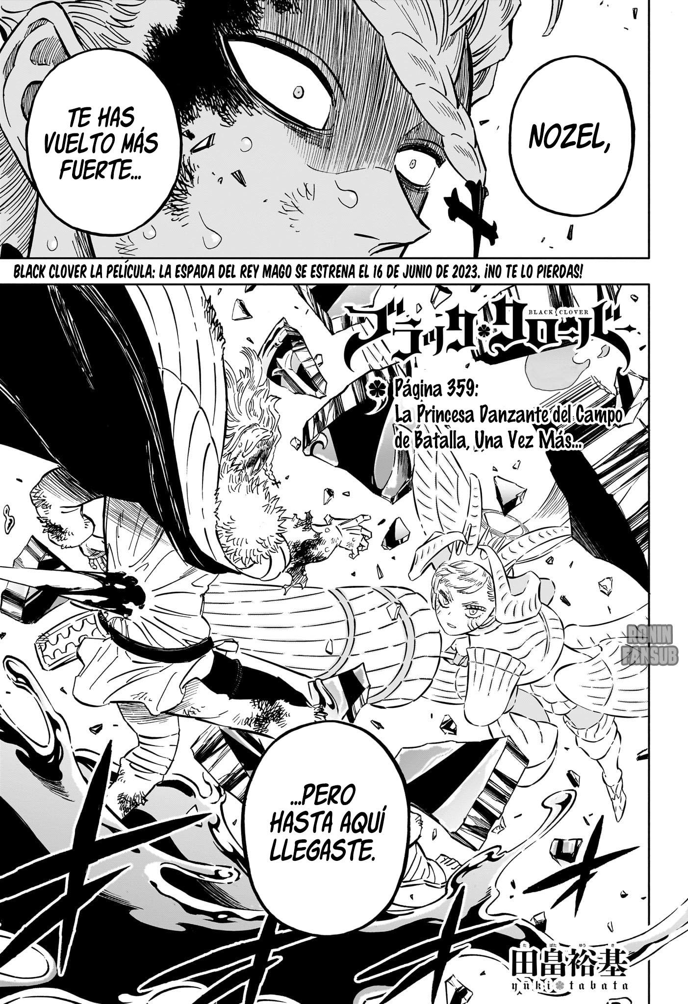 Read Black Clover es Manga Online