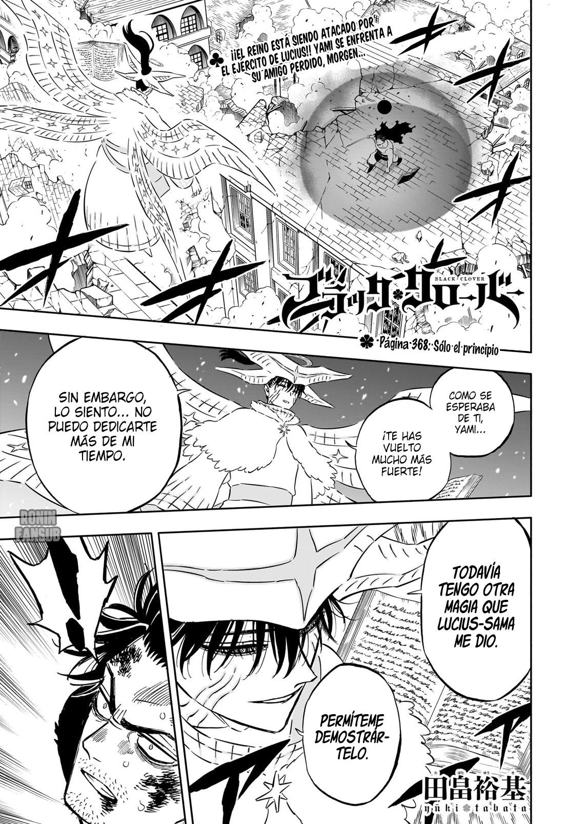Read Black Clover es Manga Online