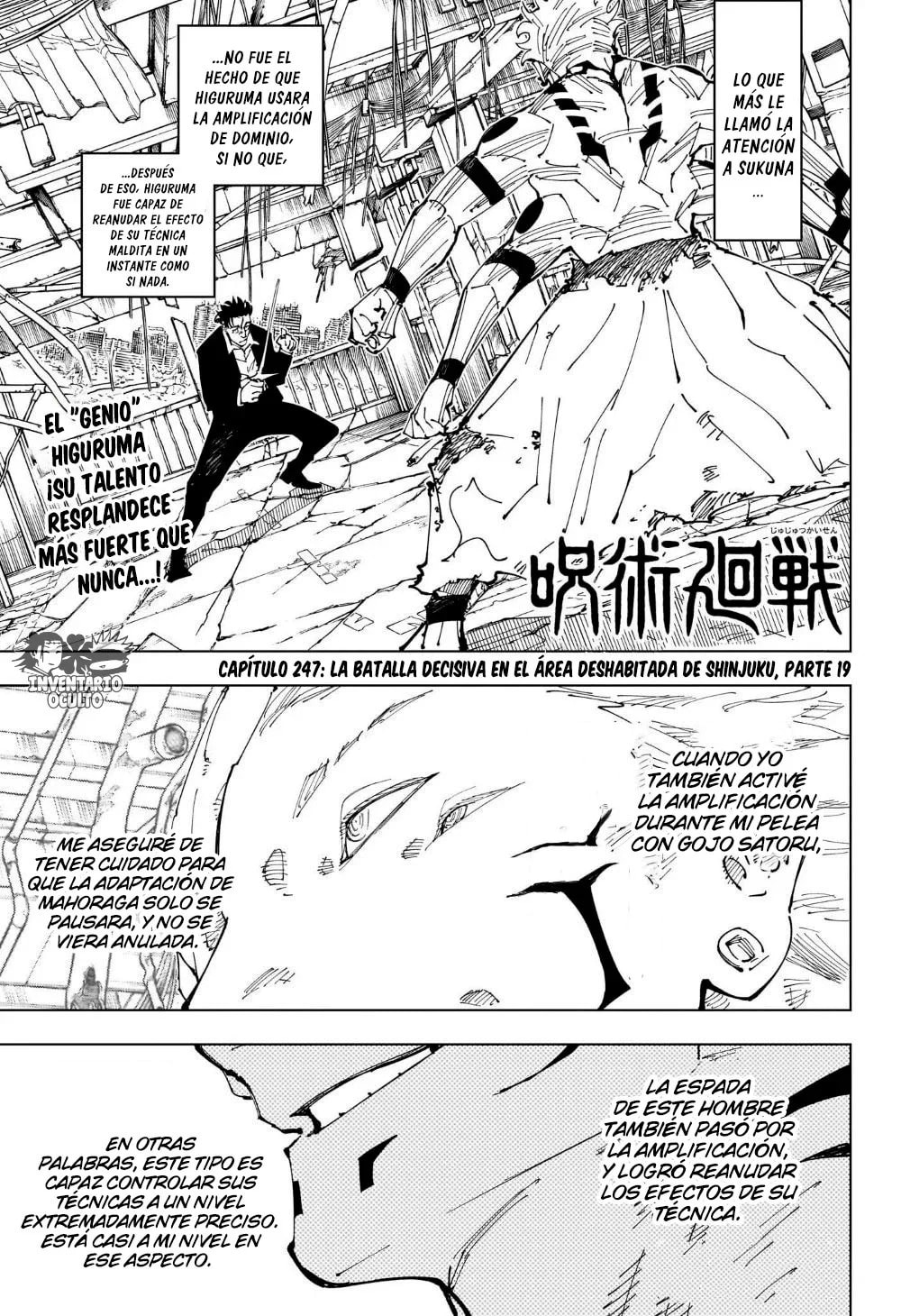 Read Jujutsu Kaisen es Manga Online