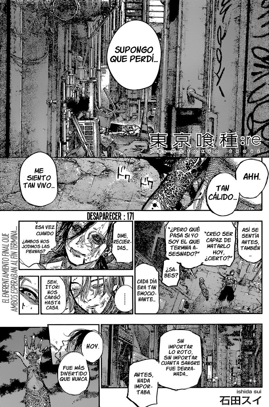 Read Tokyo Ghoul Re es Manga Online