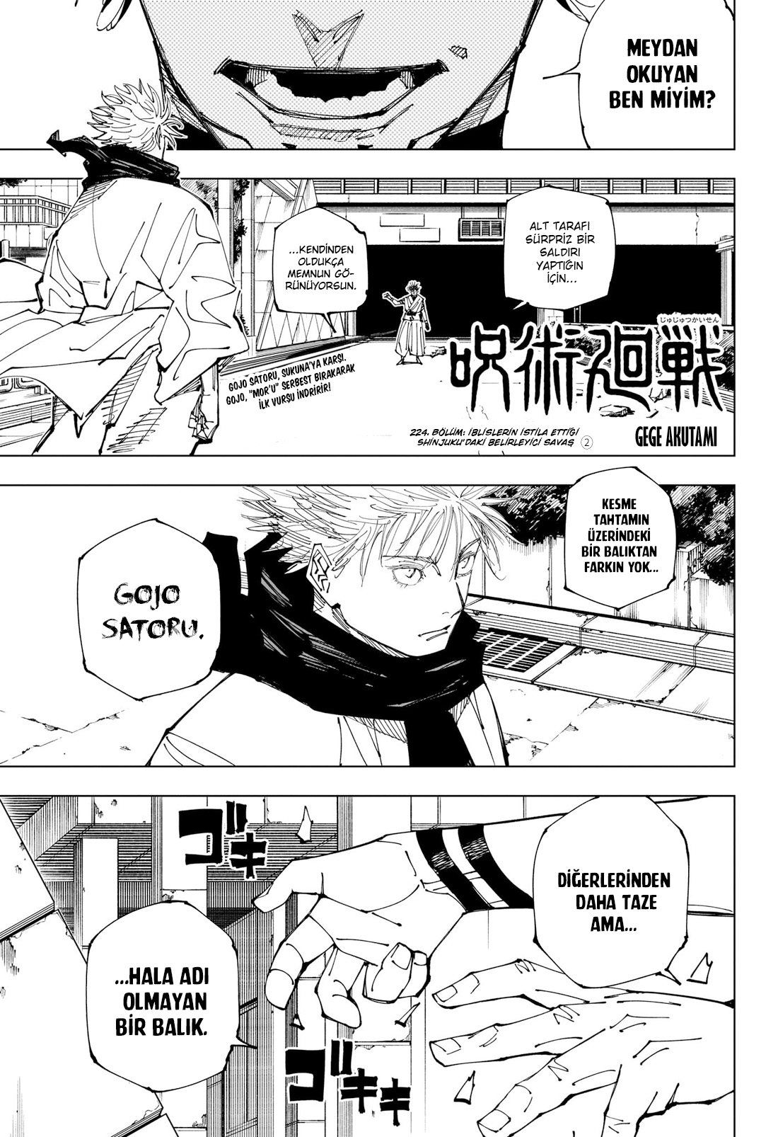 Read Jujutsu Kaisen tr Manga Online