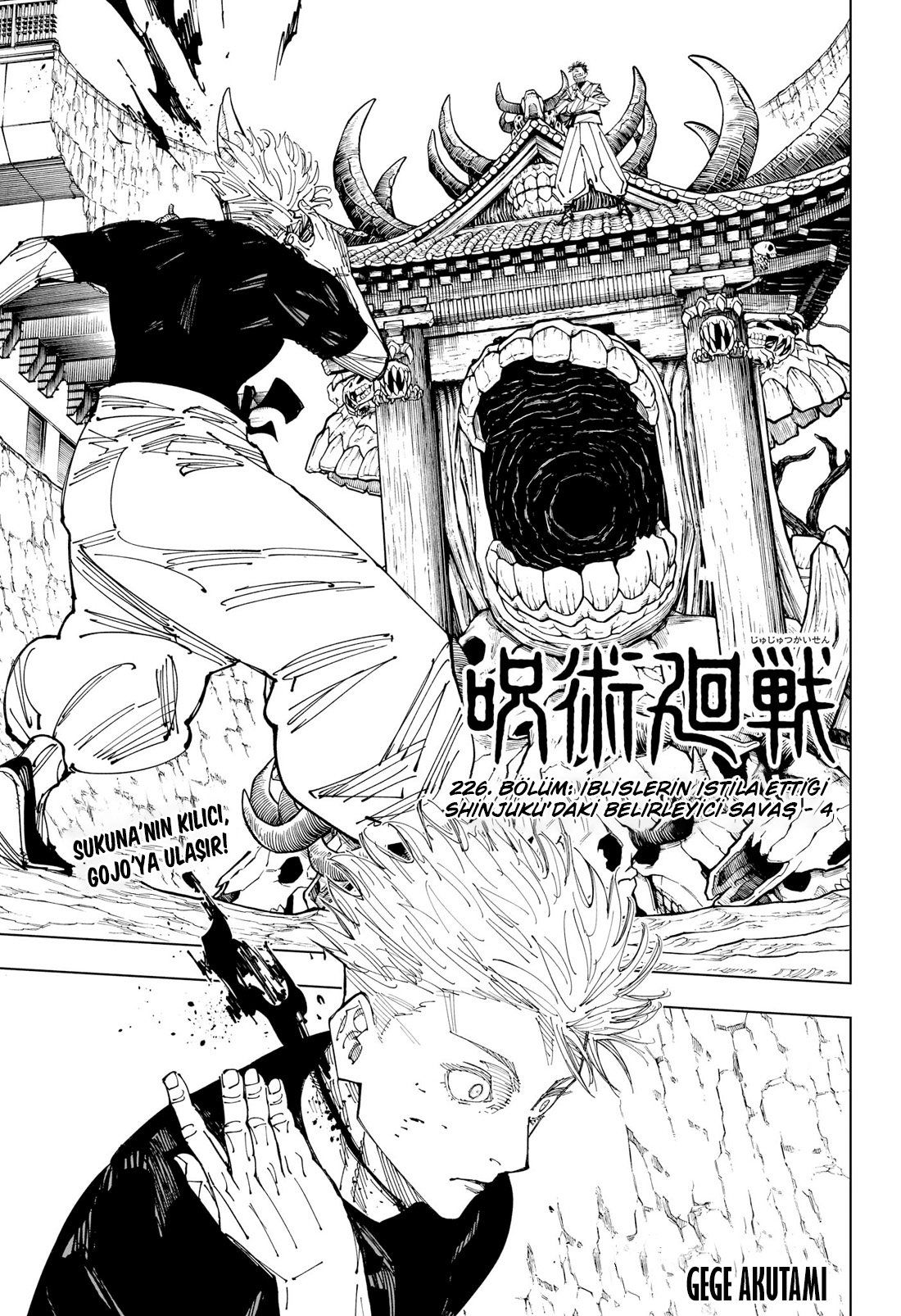 Read Jujutsu Kaisen tr Manga Online