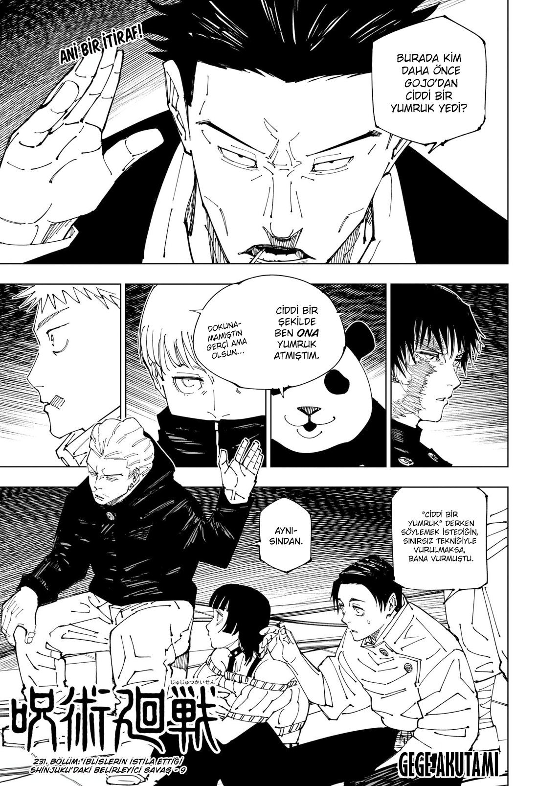 Read Jujutsu Kaisen tr Manga Online