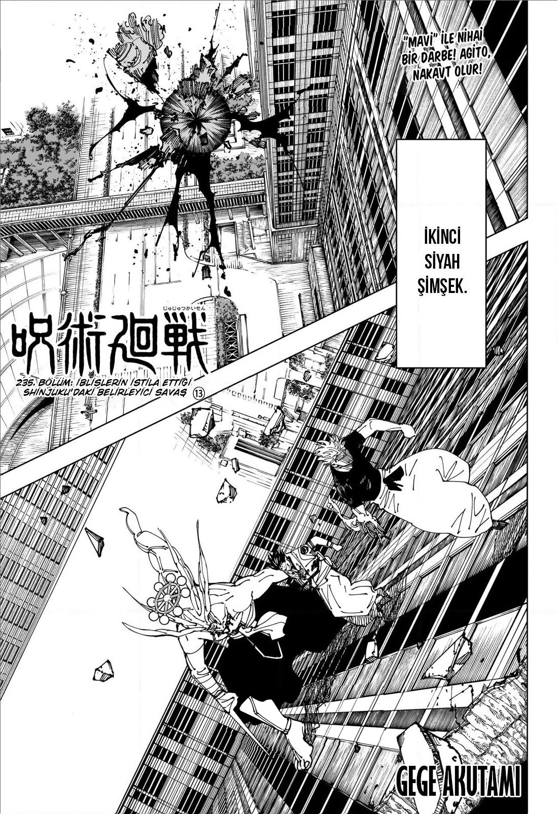 Read Jujutsu Kaisen tr Manga Online