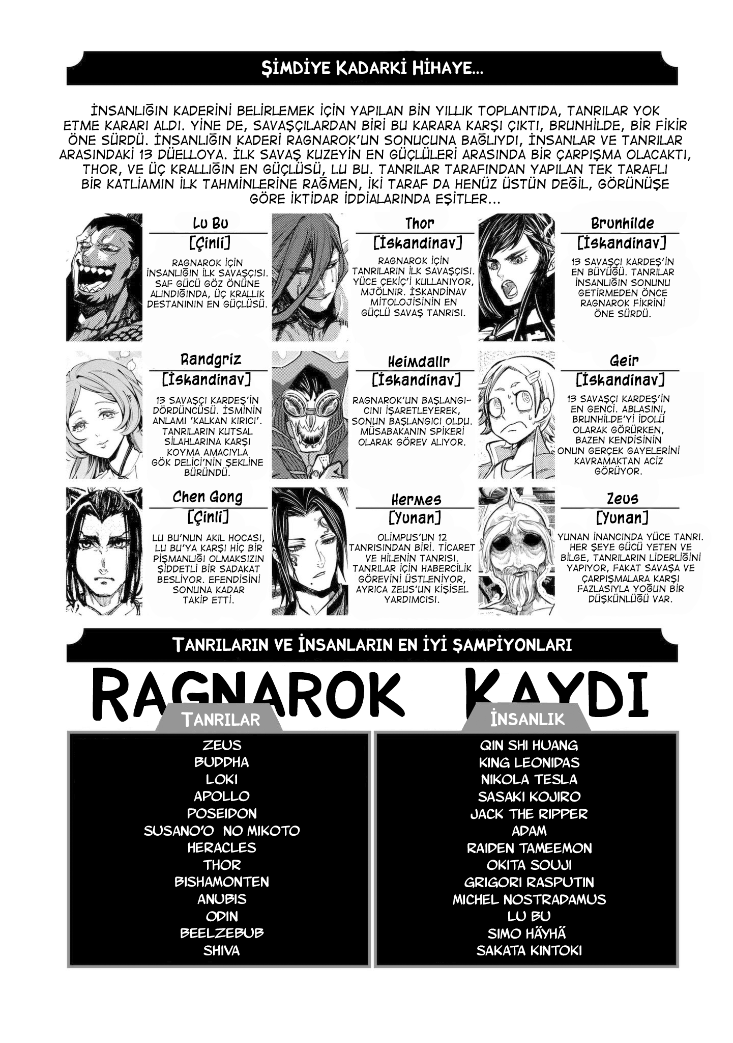 Read Record of Ragnarok tr Manga Online